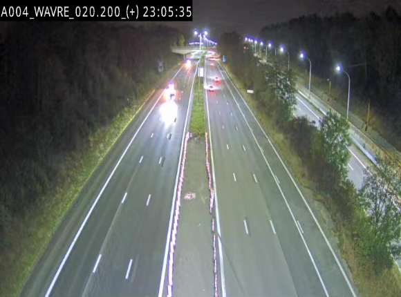 Webcam @ Wavre-sud KP 19.6, A4/E411