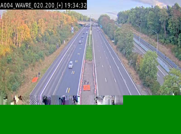 <h2>Webcam @ Wavre-sud KP 19.6, A4/E411</h2>