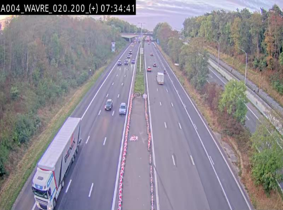 Webcam @ Wavre-sud KP 19.6, A4/E411