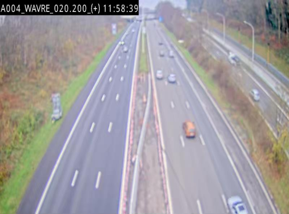 Webcam @ Wavre-sud KP 19.6, A4/E411