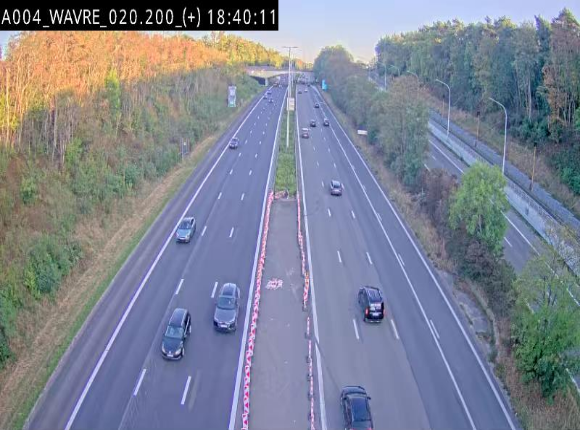 <h2>Webcam @ Wavre-sud KP 19.6, A4/E411</h2>
