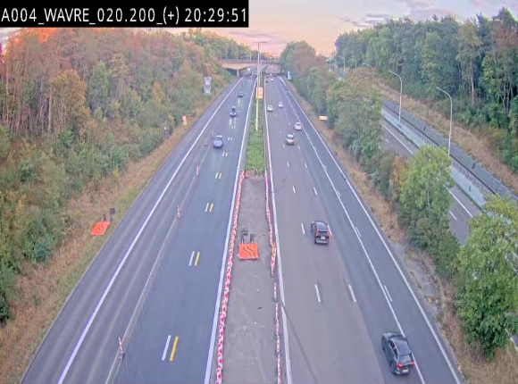 <h2>Webcam @ Wavre-sud KP 19.6, A4/E411</h2>