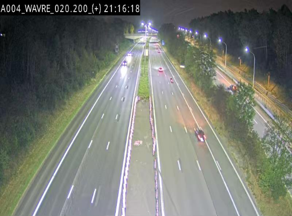 <h2>Webcam @ Wavre-sud KP 19.6, A4/E411</h2>
