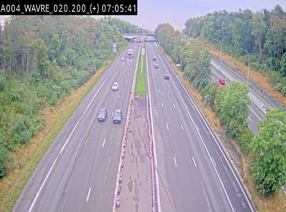 Webcam @ Wavre-sud KP 19.6, A4/E411