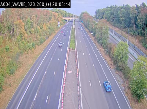 <h2>Webcam @ Wavre-sud KP 19.6, A4/E411</h2>