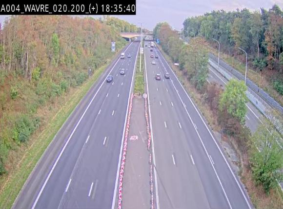 <h2>Webcam @ Wavre-sud KP 19.6, A4/E411</h2>