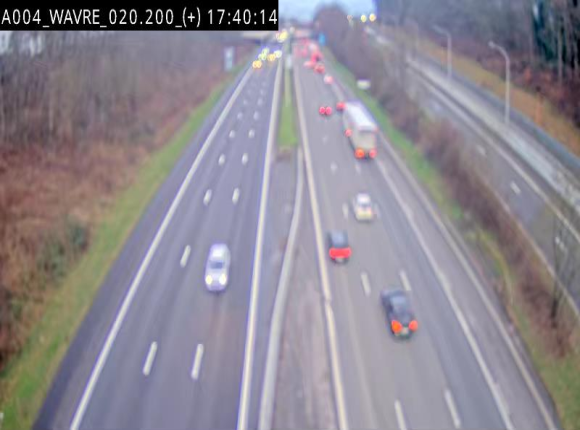 <h2>Webcam @ Wavre-sud KP 19.6, A4/E411</h2>