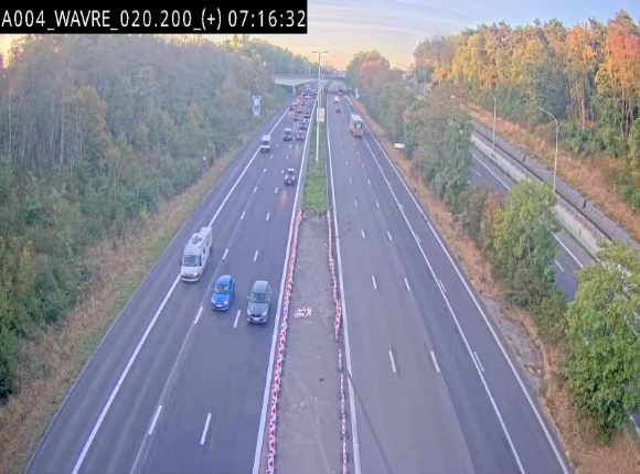 <h2>Webcam @ Wavre-sud KP 19.6, A4/E411</h2>
