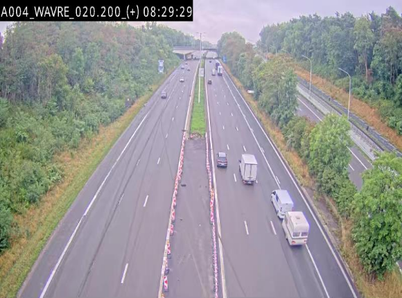 <h2>Webcam @ Wavre-sud KP 19.6, A4/E411</h2>