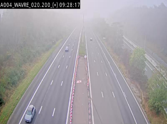 <h2>Webcam @ Wavre-sud KP 19.6, A4/E411</h2>