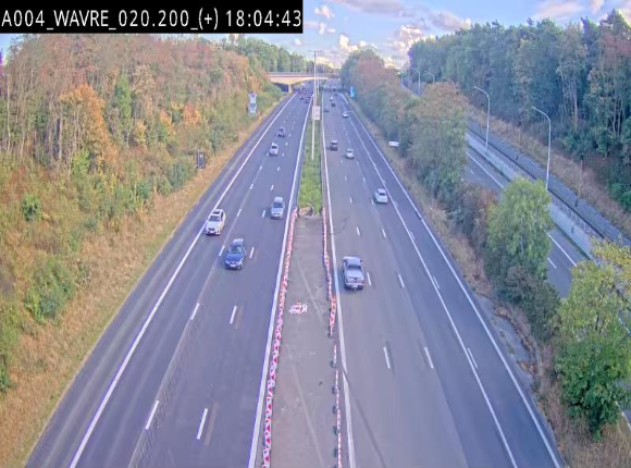 <h2>Webcam @ Wavre-sud KP 19.6, A4/E411</h2>