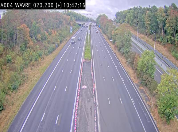 <h2>Webcam @ Wavre-sud KP 19.6, A4/E411</h2>