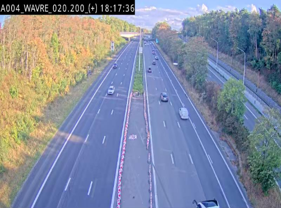 <h2>Webcam @ Wavre-sud KP 19.6, A4/E411</h2>