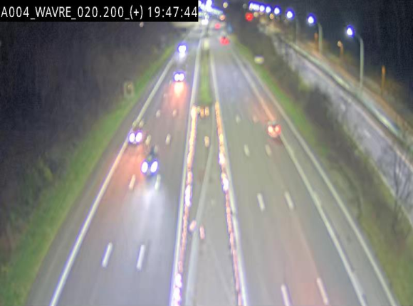 Webcam @ Wavre-sud KP 19.6, A4/E411