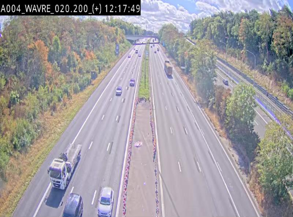 <h2>Webcam @ Wavre-sud KP 19.6, A4/E411</h2>