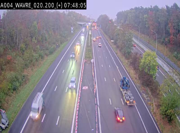 <h2>Webcam @ Wavre-sud KP 19.6, A4/E411</h2>