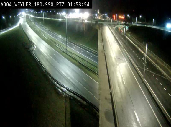 <h2>Webcam à la jonction entre la N81 et l'E411 à hauteur de la sortie 32 Longwy/Messancy à Arlon. Vue orientée vers Bruxelles</h2>