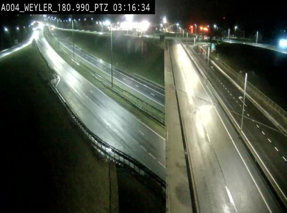 <h2>Webcam à la jonction entre la N81 et l'E411 à hauteur de la sortie 32 Longwy/Messancy à Arlon. Vue orientée vers Bruxelles</h2>