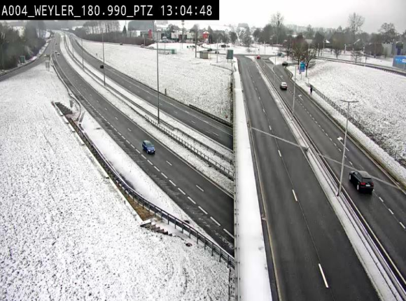 <h2>Webcam à la jonction entre la N81 et l'E411 à hauteur de la sortie 32 Longwy/Messancy à Arlon. Vue orientée vers Bruxelles</h2>