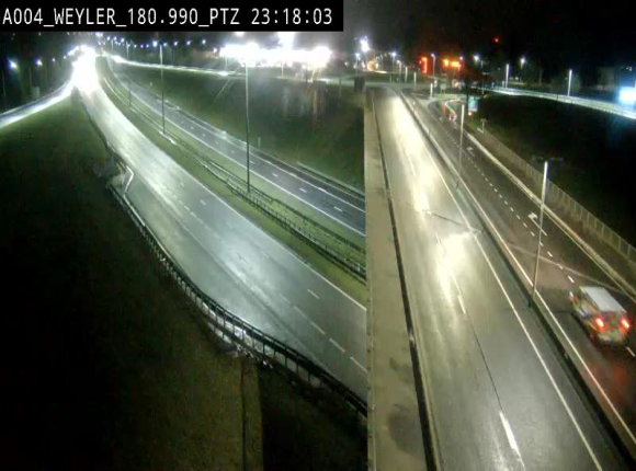 <h2>Webcam à la jonction entre la N81 et l'E411 à hauteur de la sortie 32 Longwy/Messancy à Arlon. Vue orientée vers Bruxelles</h2>