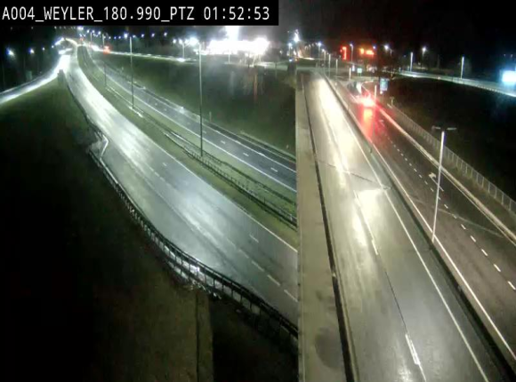 <h2>Webcam à la jonction entre la N81 et l'E411 à hauteur de la sortie 32 Longwy/Messancy à Arlon. Vue orientée vers Bruxelles</h2>