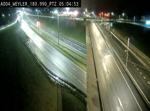 <h2>Webcam à la jonction entre la N81 et l'E411 à hauteur de la sortie 32 Longwy/Messancy à Arlon. Vue orientée vers Bruxelles</h2>