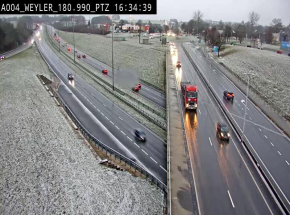 <h2>Webcam à la jonction entre la N81 et l'E411 à hauteur de la sortie 32 Longwy/Messancy à Arlon. Vue orientée vers Bruxelles</h2>