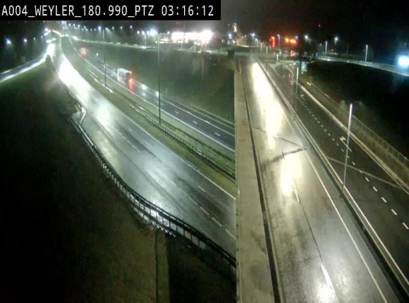 <h2>Webcam à la jonction entre la N81 et l'E411 à hauteur de la sortie 32 Longwy/Messancy à Arlon. Vue orientée vers Bruxelles</h2>