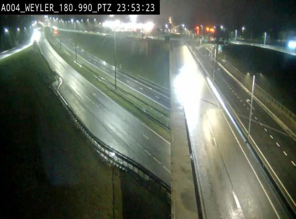 <h2>Webcam à la jonction entre la N81 et l'E411 à hauteur de la sortie 32 Longwy/Messancy à Arlon. Vue orientée vers Bruxelles</h2>