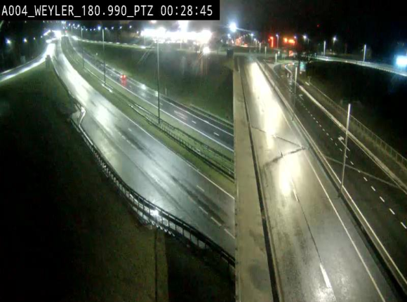 <h2>Webcam à la jonction entre la N81 et l'E411 à hauteur de la sortie 32 Longwy/Messancy à Arlon. Vue orientée vers Bruxelles</h2>