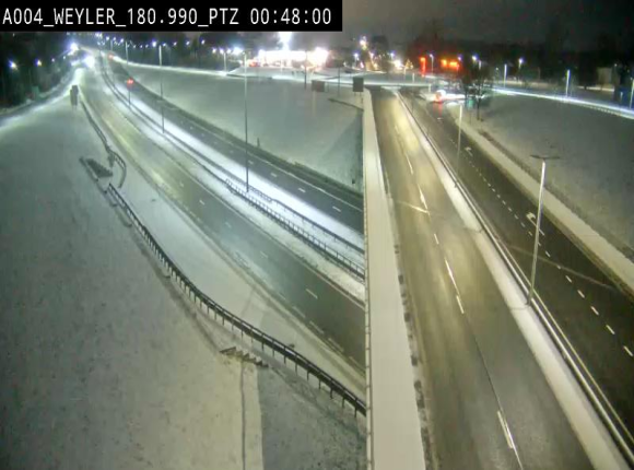 <h2>Webcam à la jonction entre la N81 et l'E411 à hauteur de la sortie 32 Longwy/Messancy à Arlon. Vue orientée vers Bruxelles</h2>