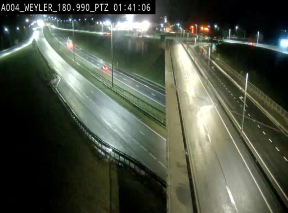 <h2>Webcam à la jonction entre la N81 et l'E411 à hauteur de la sortie 32 Longwy/Messancy à Arlon. Vue orientée vers Bruxelles</h2>
