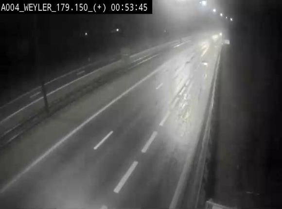 <h2>Webcam entre la sortie Arlon et la sortie Weyler sur l'E411. Vue orientée vers Luxembourg</h2>
