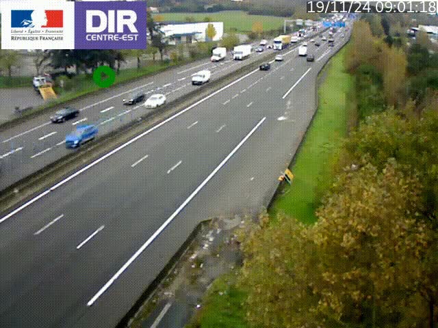 Première image du timelapse de la journée d'hier pour cette webcam