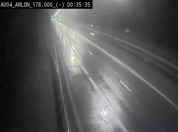 Première image du timelapse de la journée d'hier pour cette webcam