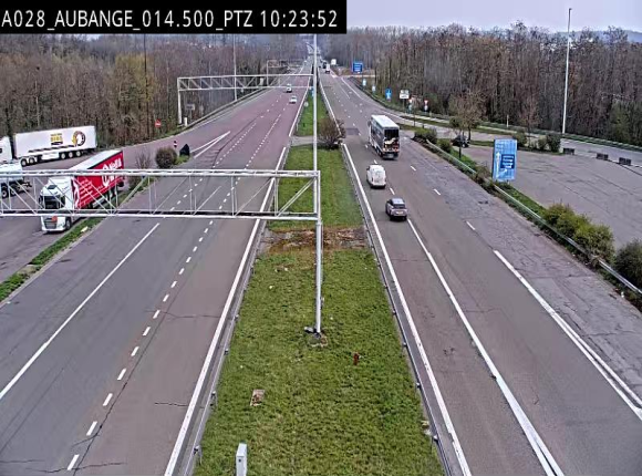Première image du timelapse de la journée d'hier pour cette webcam