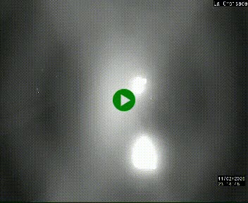 Première image du timelapse de la journée d'hier pour cette webcam