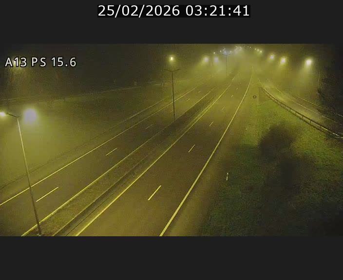 Première image du timelapse de la journée d'hier pour cette webcam