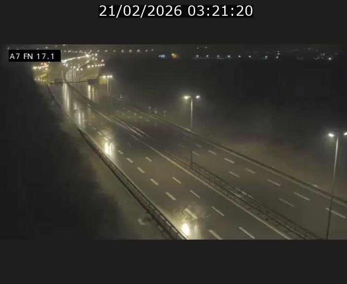 Première image du timelapse de la journée d'hier pour cette webcam