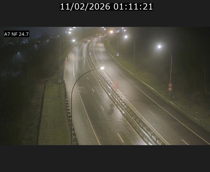 Première image du timelapse de la journée d'hier pour cette webcam