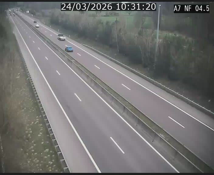 Première image du timelapse de la journée d'hier pour cette webcam