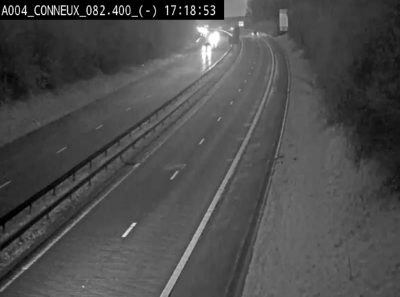 Première image du timelapse de la journée d'hier pour cette webcam