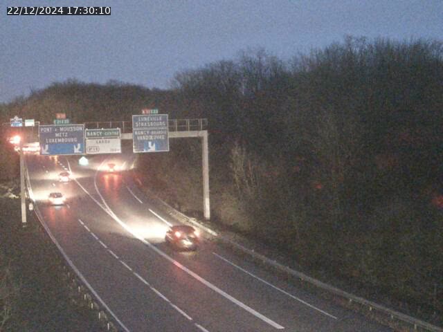 Première image du timelapse de la journée d'hier pour cette webcam