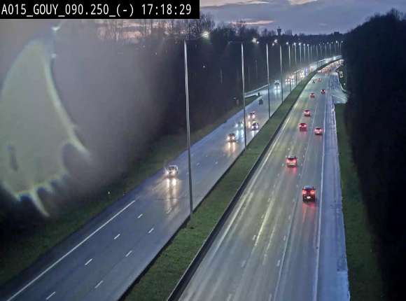 Première image du timelapse de la journée d'hier pour cette webcam