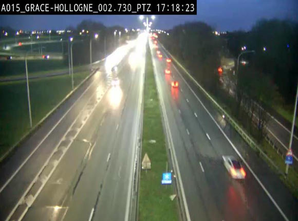 Première image du timelapse de la journée d'hier pour cette webcam