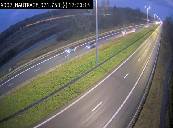 Première image du timelapse de la journée d'hier pour cette webcam