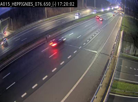 Première image du timelapse de la journée d'hier pour cette webcam