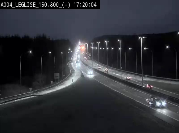 Première image du timelapse de la journée d'hier pour cette webcam