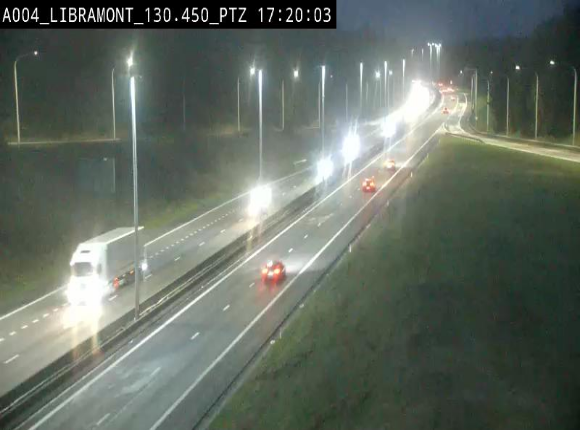 Première image du timelapse de la journée d'hier pour cette webcam