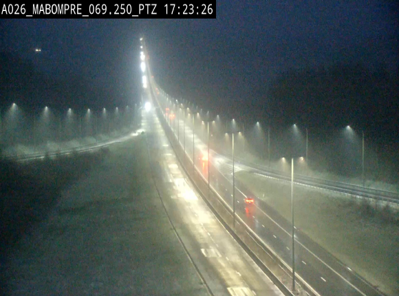 Première image du timelapse de la journée d'hier pour cette webcam